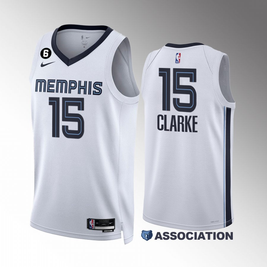 Brandon Clarke 15 Memphis Grizzlies 2022-23 Association Edition White Stitched Jersey