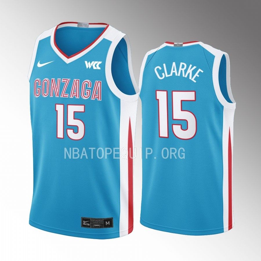 Brandon Clarke Gonzaga Bulldogs Blue Jersey College Alumni