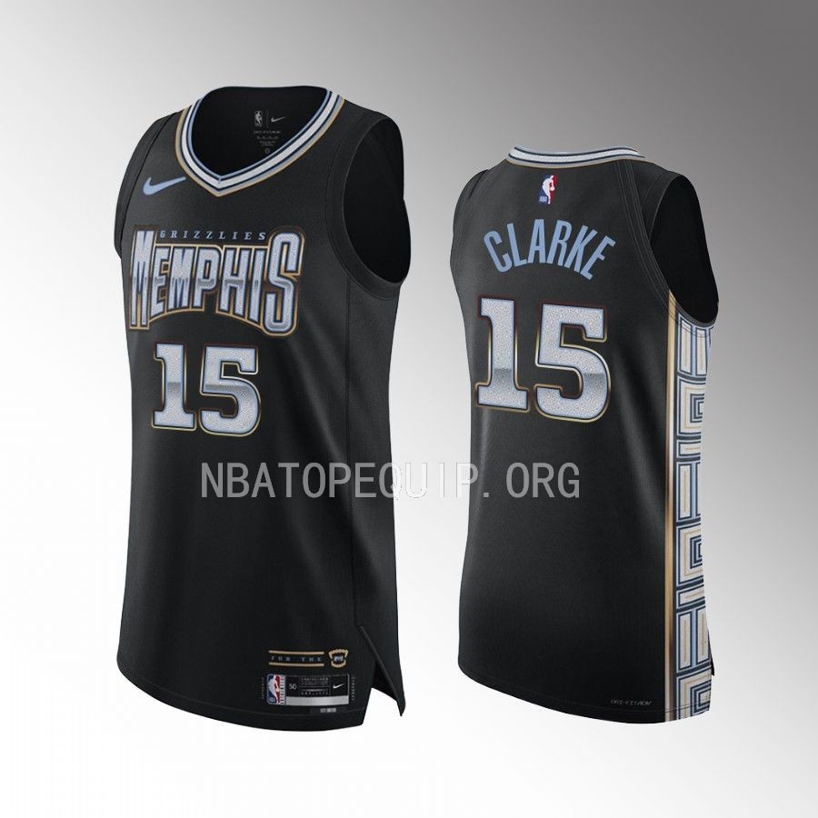 Brandon Clarke Memphis Grizzlies 2022-23 City Edition #15 Jersey Black