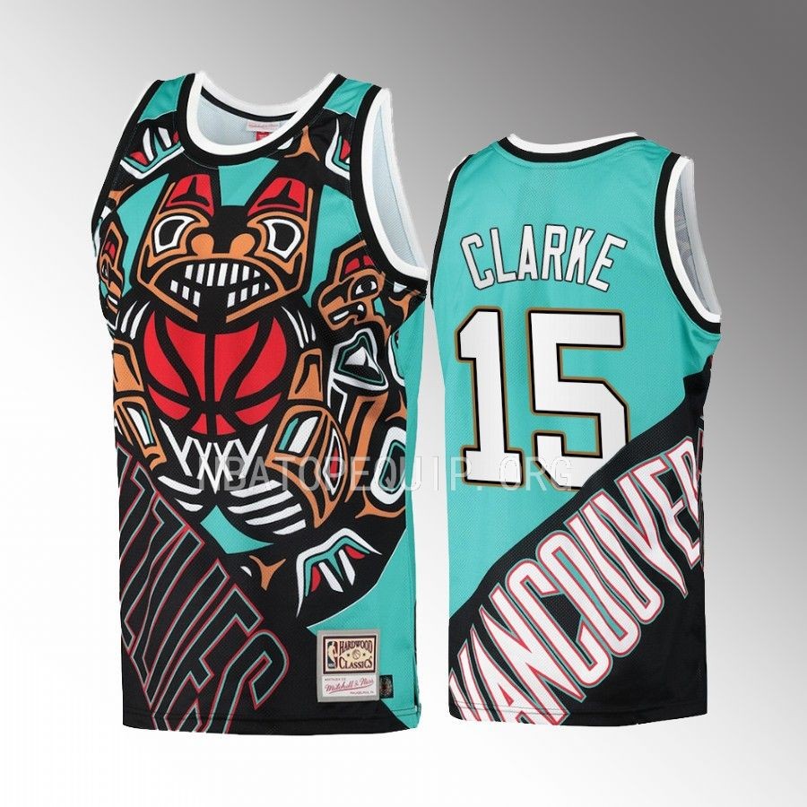 Brandon Clarke Memphis Grizzlies Fashion Tank Teal Big Face 5.0 Men Jersey