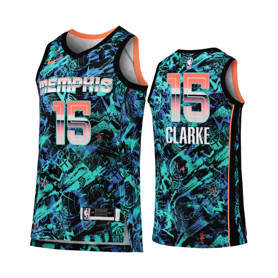 Brandon Clarke Memphis Grizzlies Select Series Turquoise Jersey Dazzle