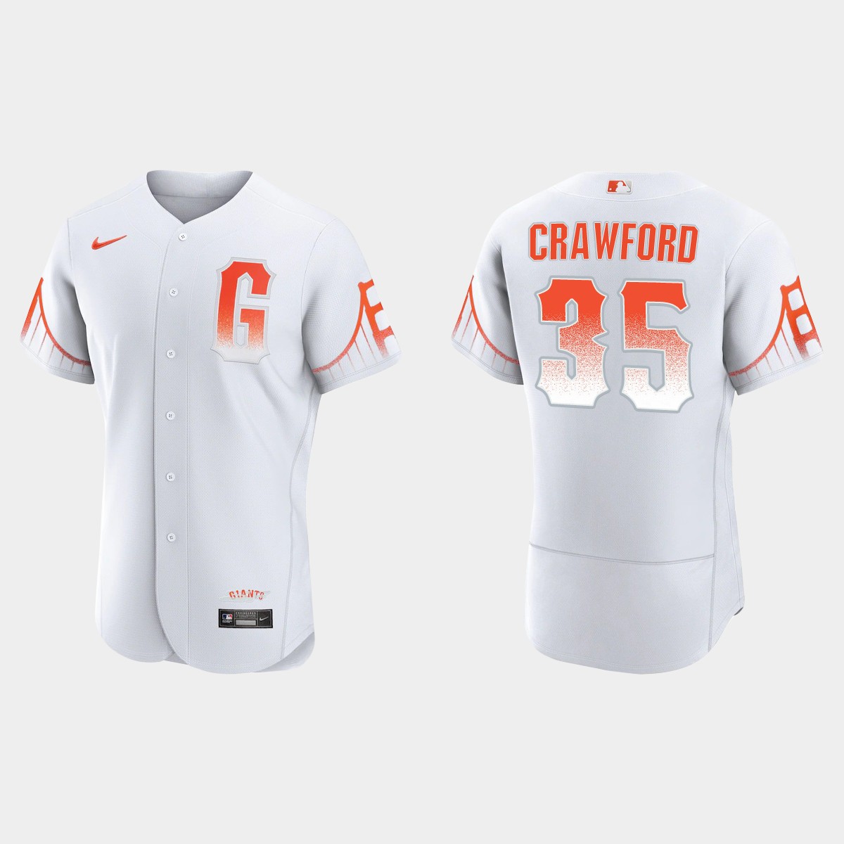 Brandon Crawford San Francisco Giants 2021 City Connect Jersey - White