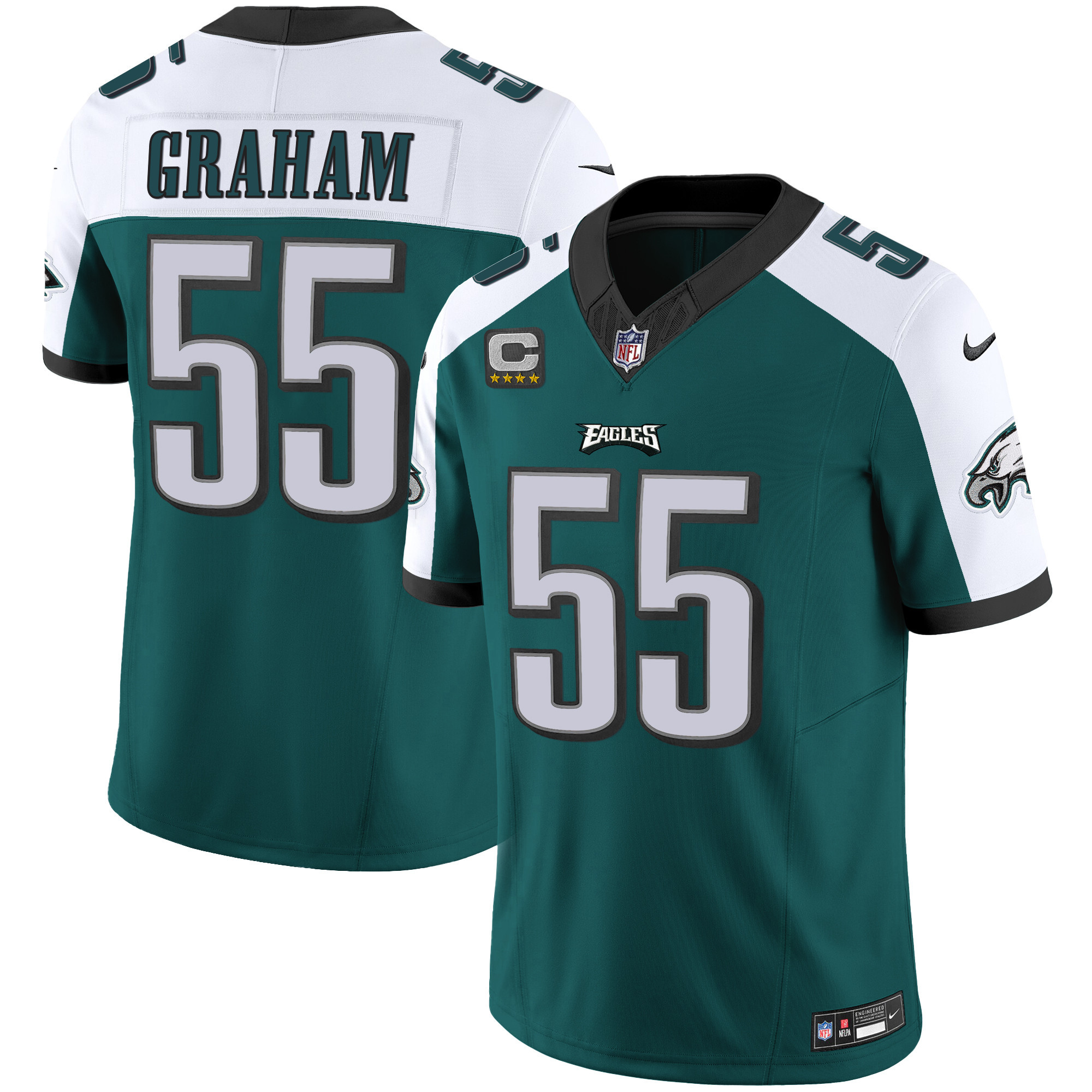 Brandon Graham Men's Philadelphia Eagles Vapor Limited Midnight Alternate Jersey - All Stitched