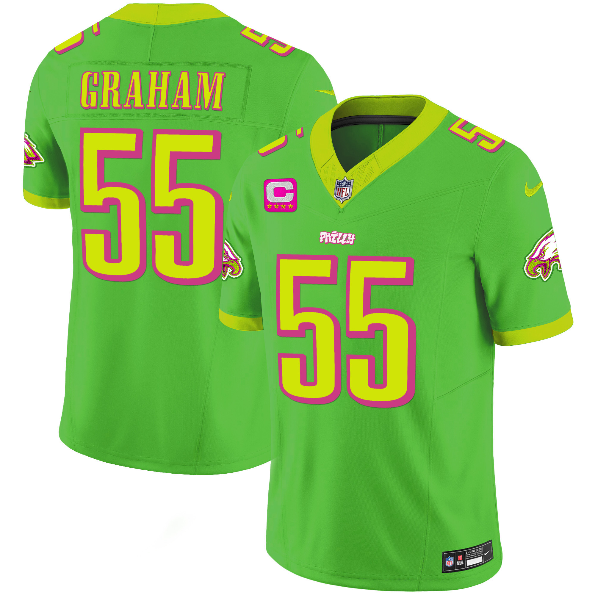 Brandon Graham Philadelphia Eagles City Edition Vapor Jersey - All Stitched