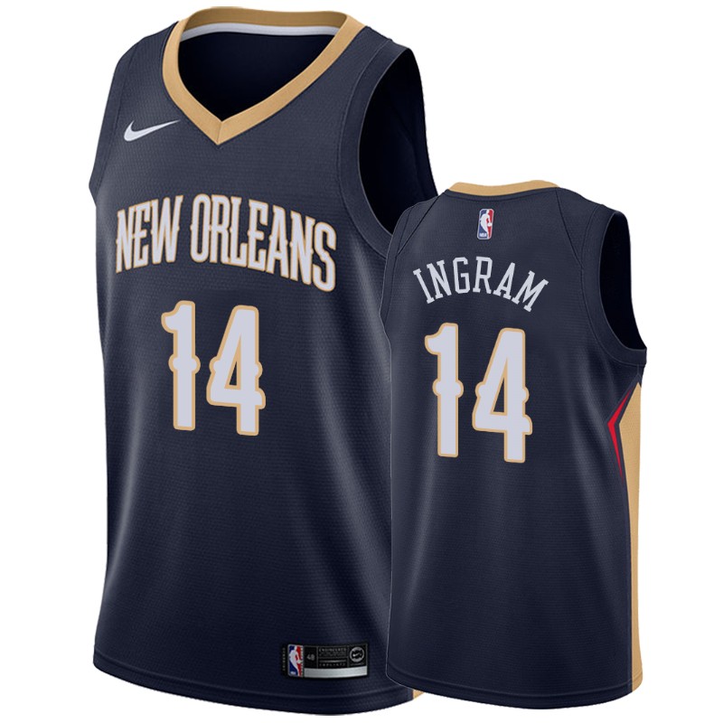 Brandon Ingram New Orleans Pelicans #14 2019-20 Icon Men’s Jersey – Navy