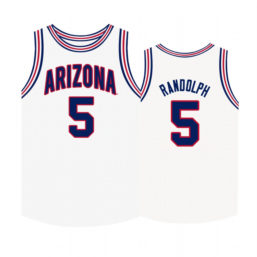 Brandon Randolph Arizona Wildcats #5 College Jersey - White