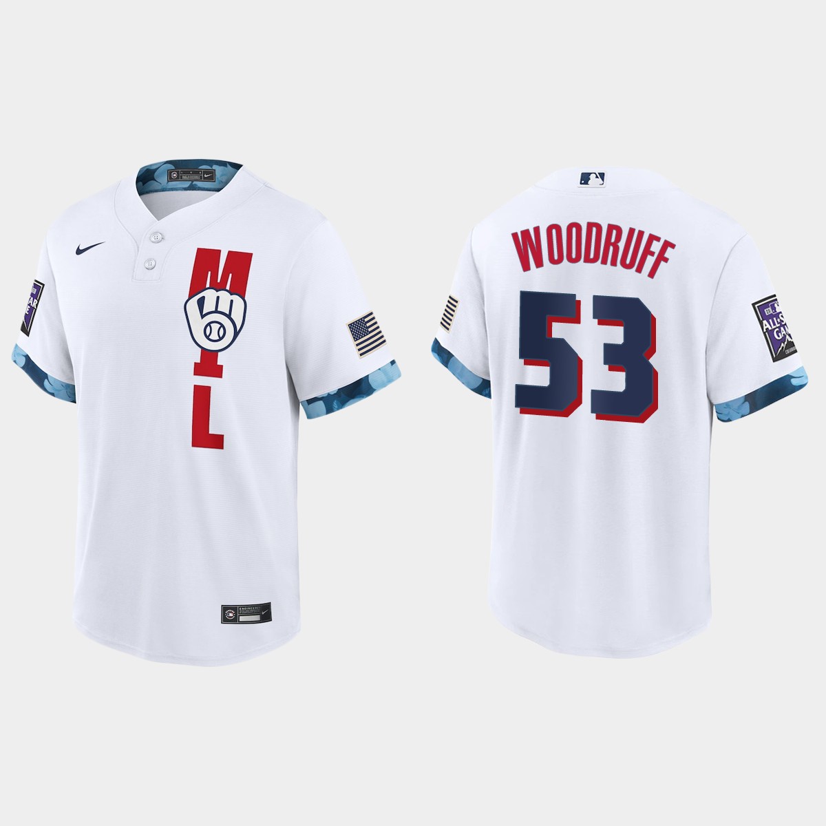 Brandon Woodruff Milwaukee Brewers 2021 MLB All-Star Game Jersey – White