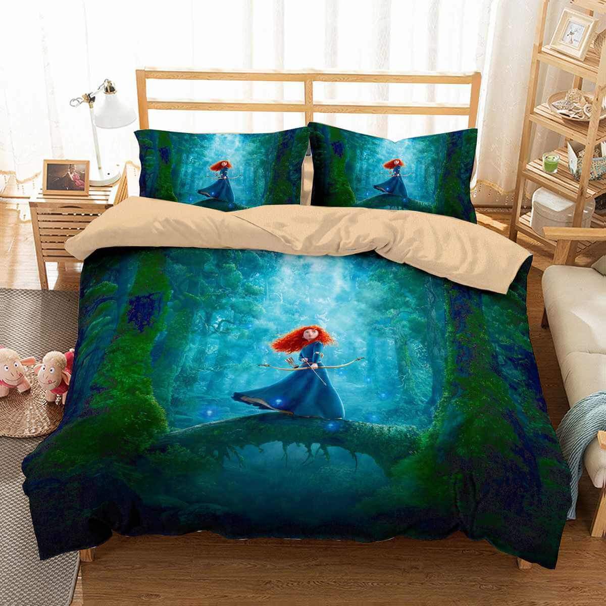 Brave 3D Customized Duvet Cover Bedding Set