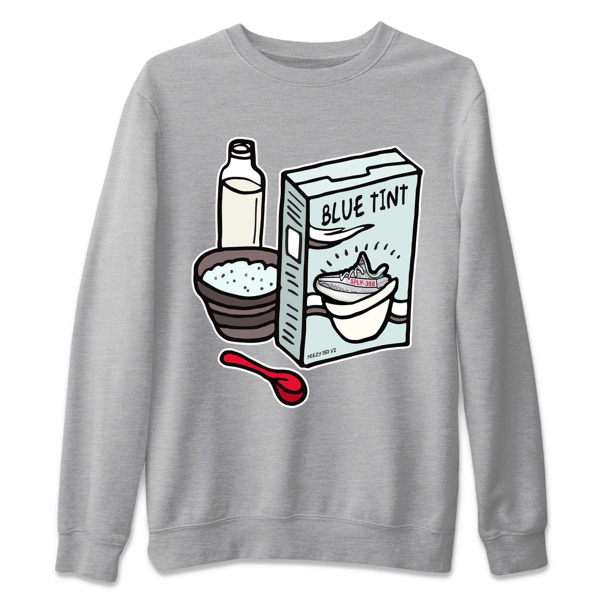 Breakfast Cereal Unisex Sweater – Yeezy 350 Blue Tint, Sneakers Matching Sweater