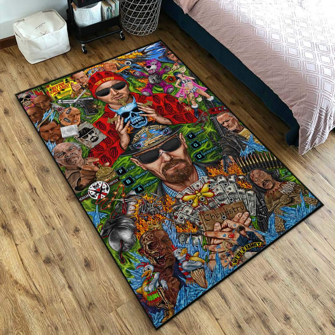Breaking Bad Christmas Gift Area Limited Edition Rectangle Rug