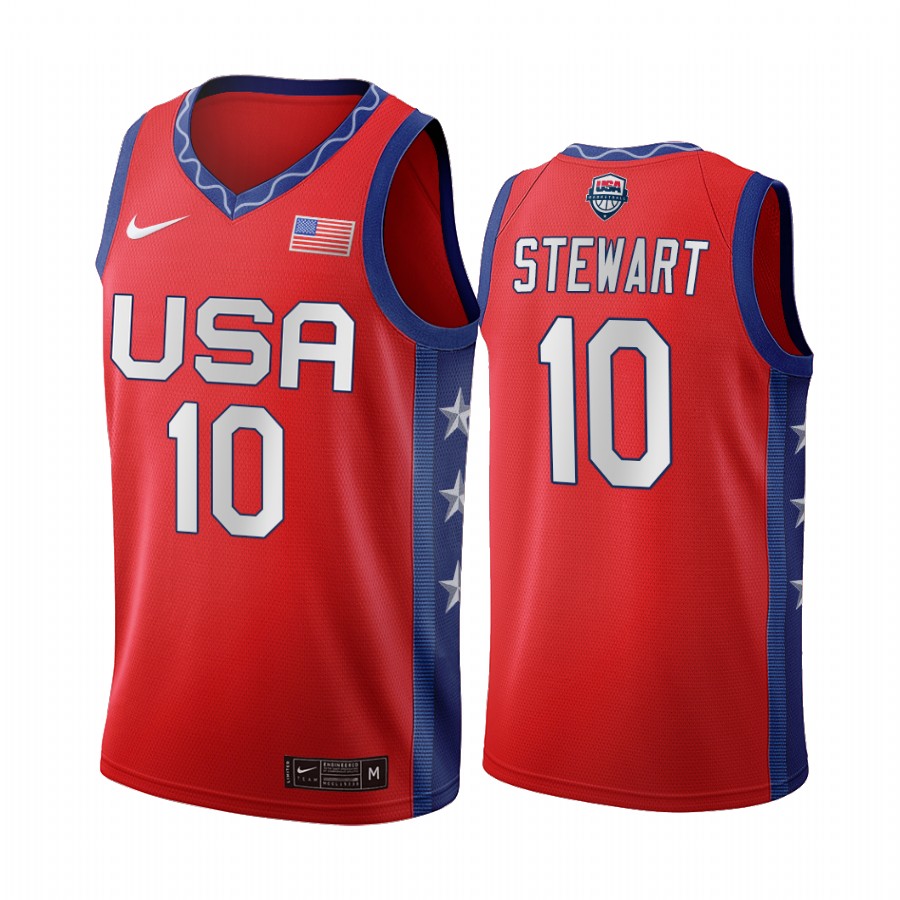 Breanna Stewart USA Women's National Team #10 Red 2020 Tokyo Olympics Jersey