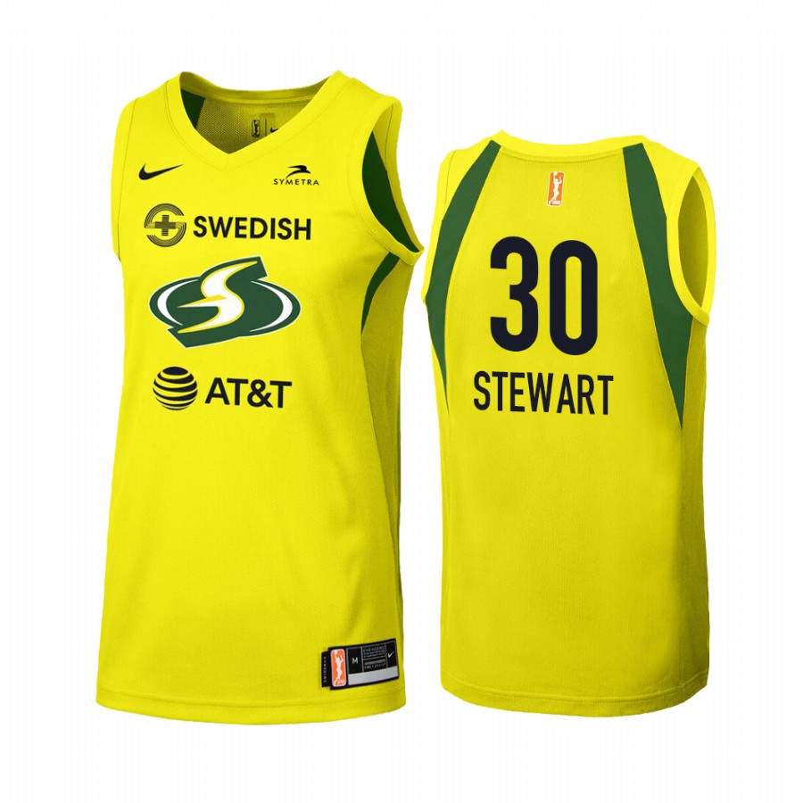 Breanna Stewart WNBA Primary Women's Yellow Jersey