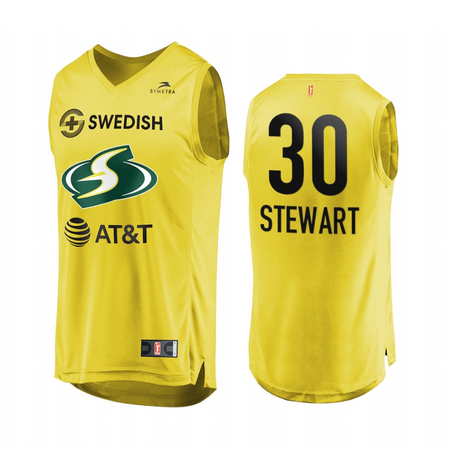 Breanna Stewart WNBA Yellow Jersey