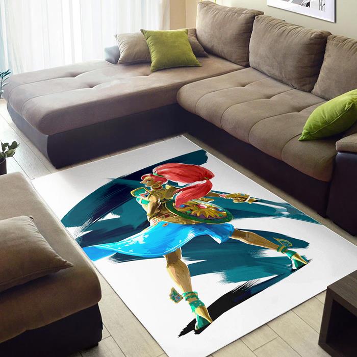 Breath Urbosa of Zelda Rectangle Rug – Custom Size And Printing