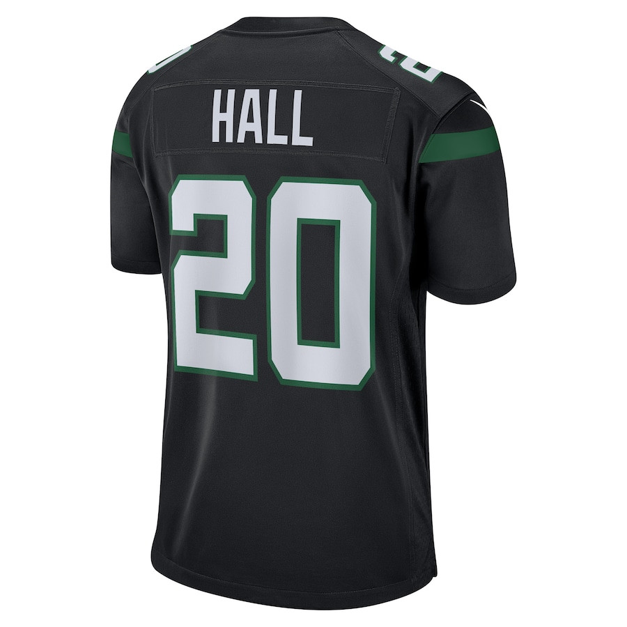 Breece Hall 20 New York Jets Alternate Game Player Stitched Jersey – Stealth Black
