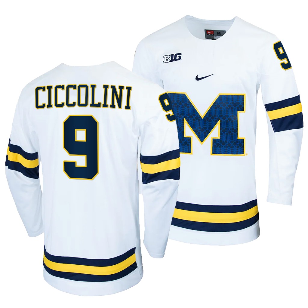 Brendan Morrison Michigan Wolverines White College Jersey Alumni