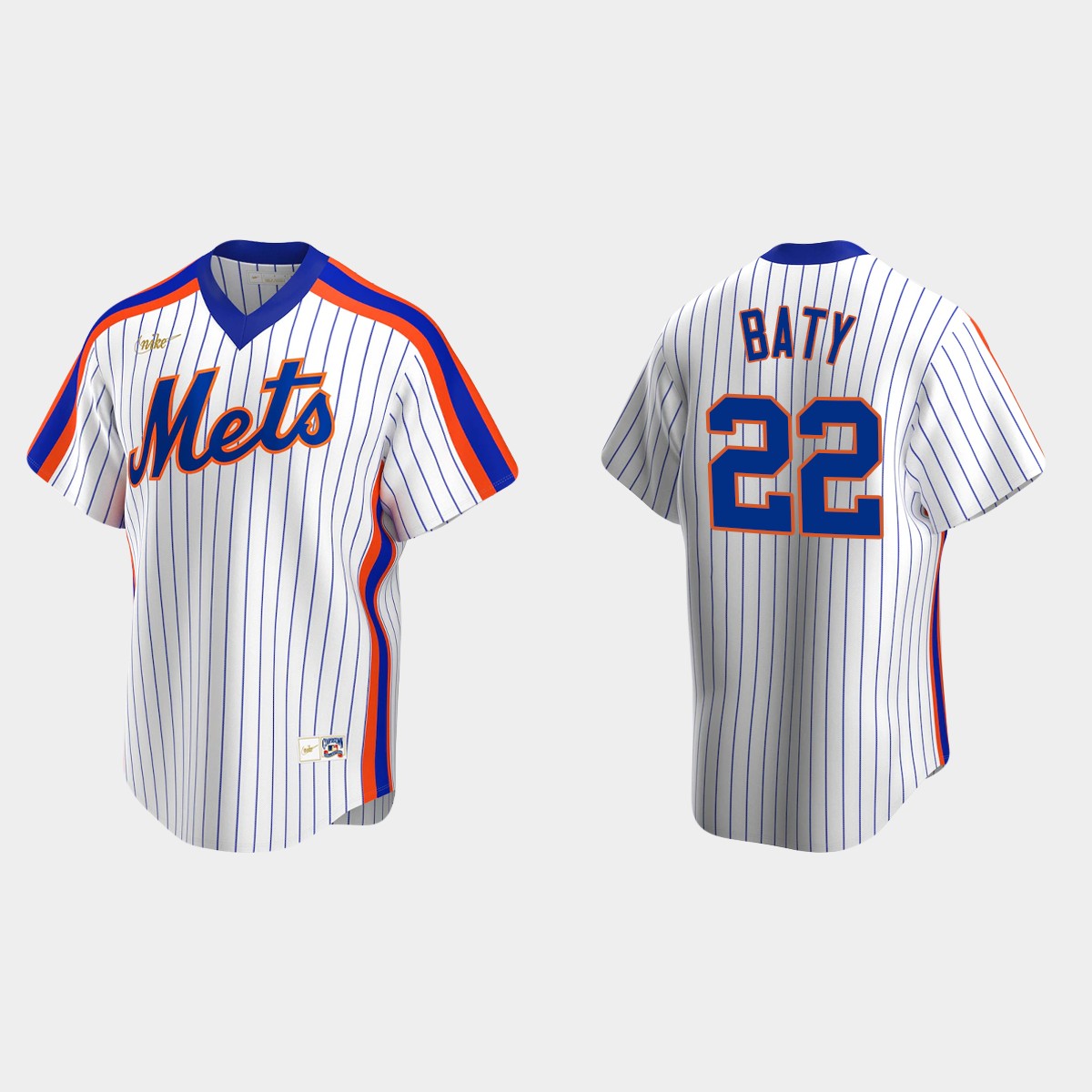Brett Baty New York Mets Cooperstown Collection Home Jersey – White
