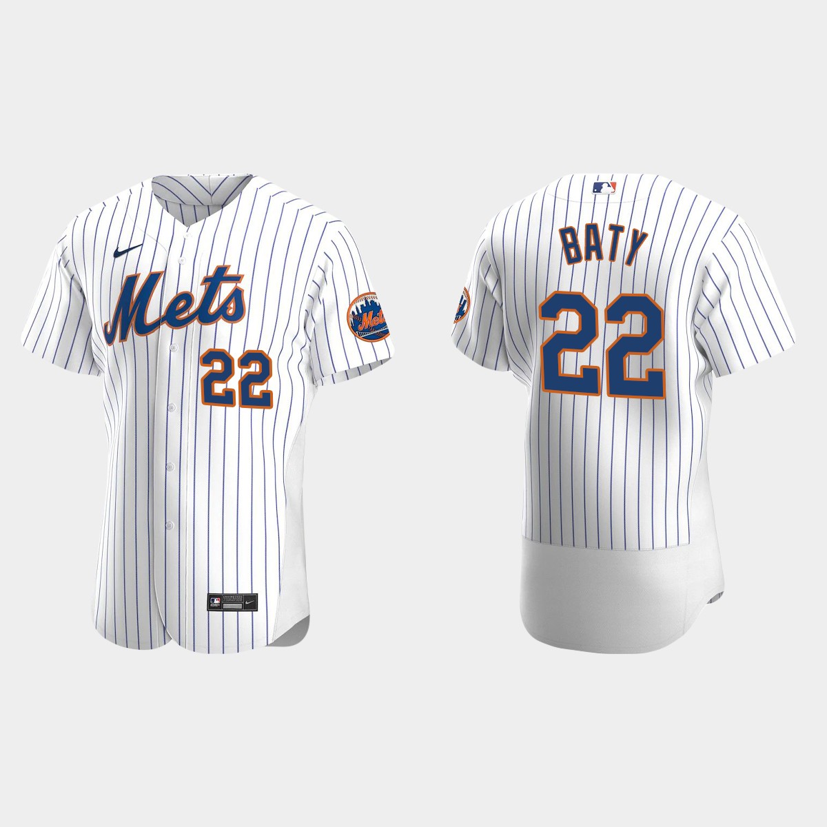 Brett Baty New York Mets Home Jersey – White