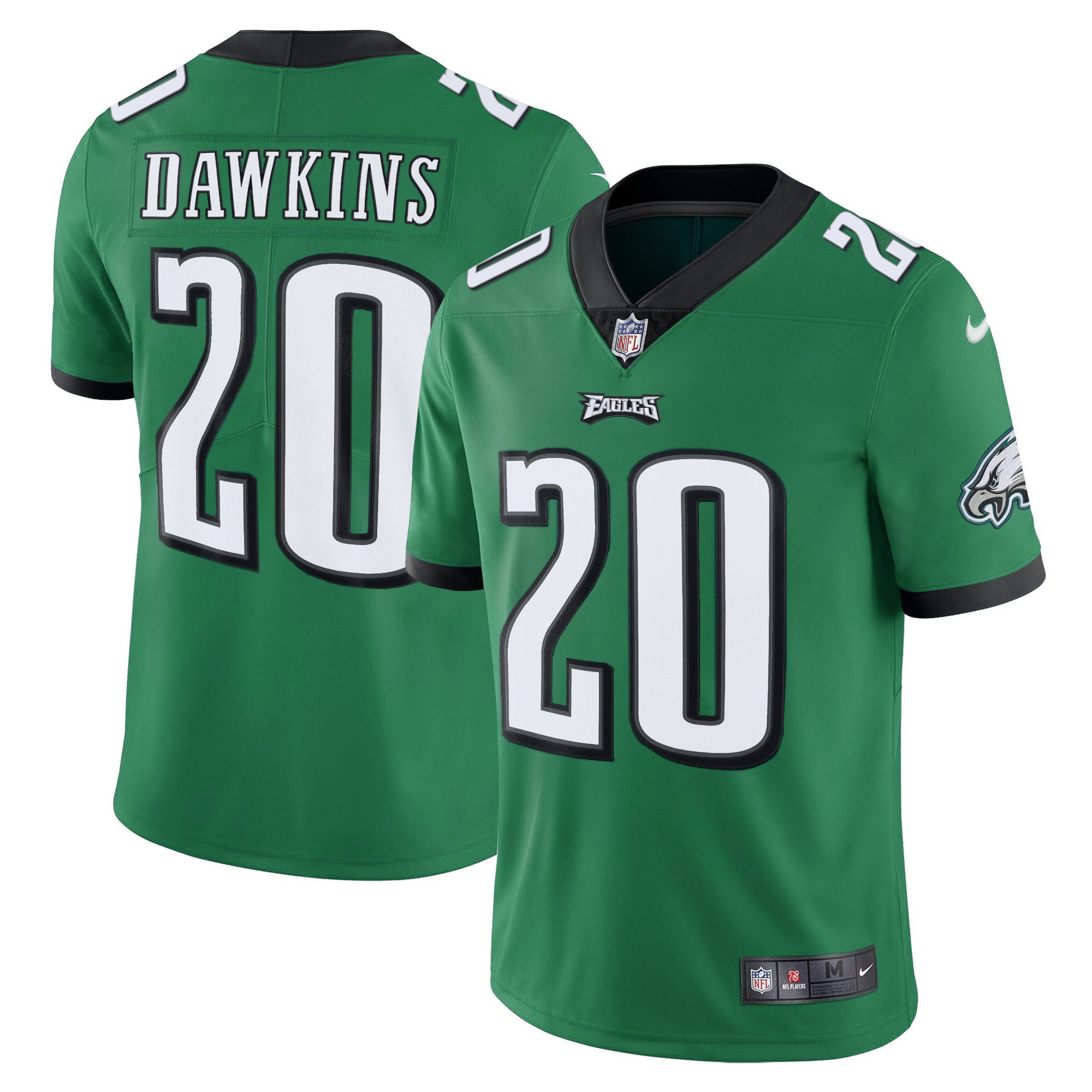 Brian Dawkins Men's Philadelphia Eagles Kelly Green Limited Jersey - All Stitched