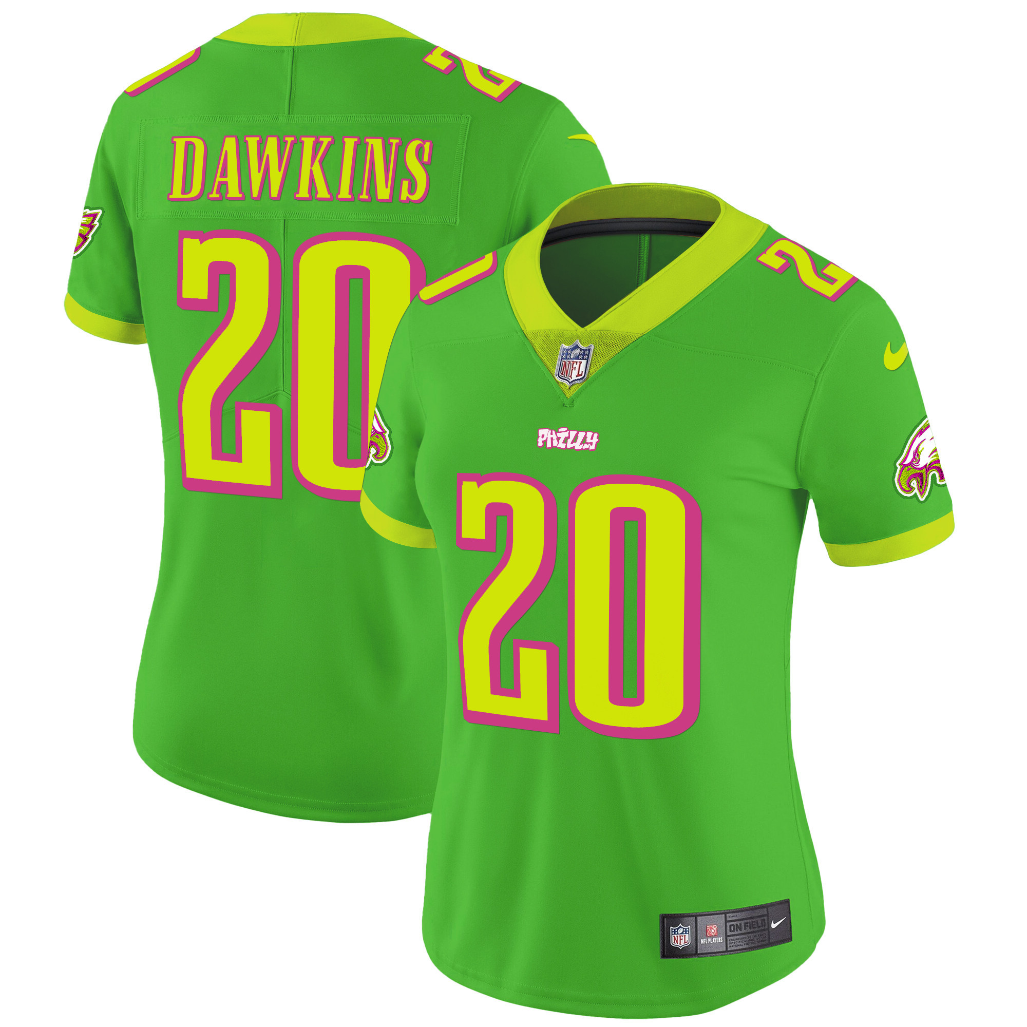 Brian Dawkins Philadelphia Eagles City Edition Vapor Jersey - All Stitched