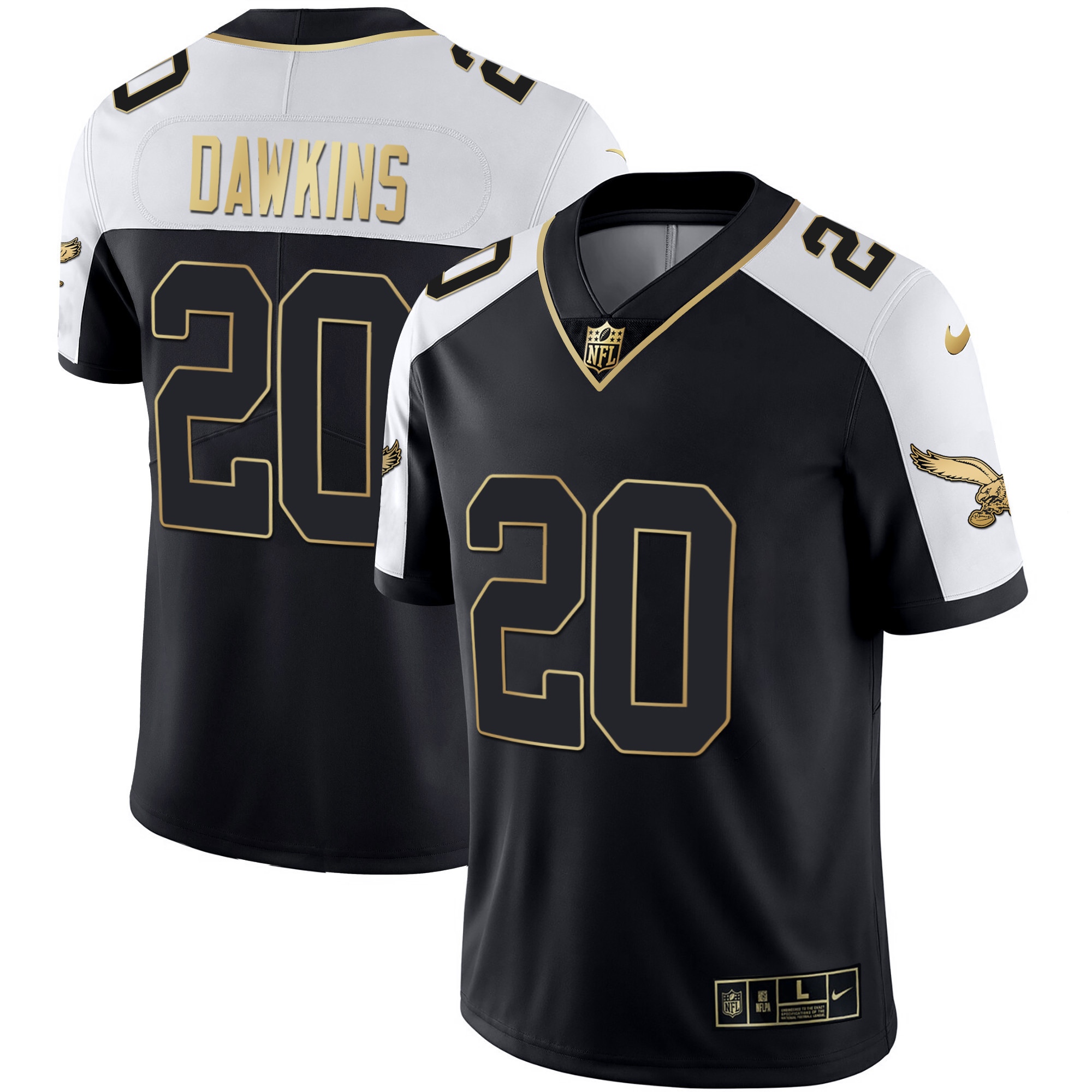 Brian Dawkins Philadelphia Eagles Throwback Alternate Jersey - All Stitched
