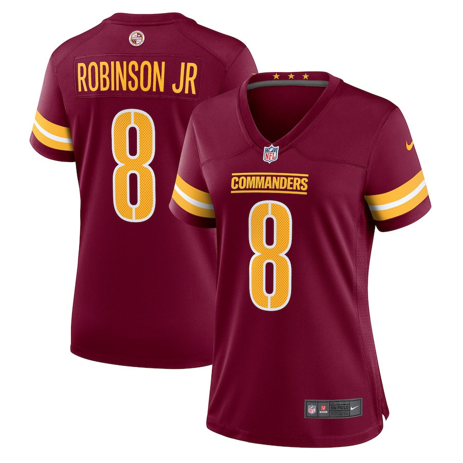 Brian Robinson Washington Commanders Women’s Player Game Stitched Jersey – Burgundy