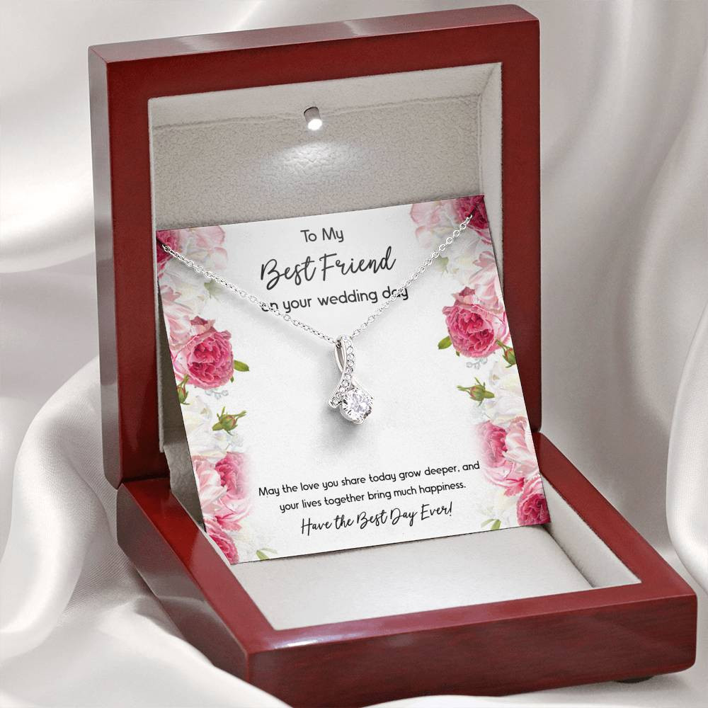 Bride Gifts, Have the Best Day Ever, Alluring Beauty Necklace For Women, Wedding Day Thank You Ideas From Best Friend