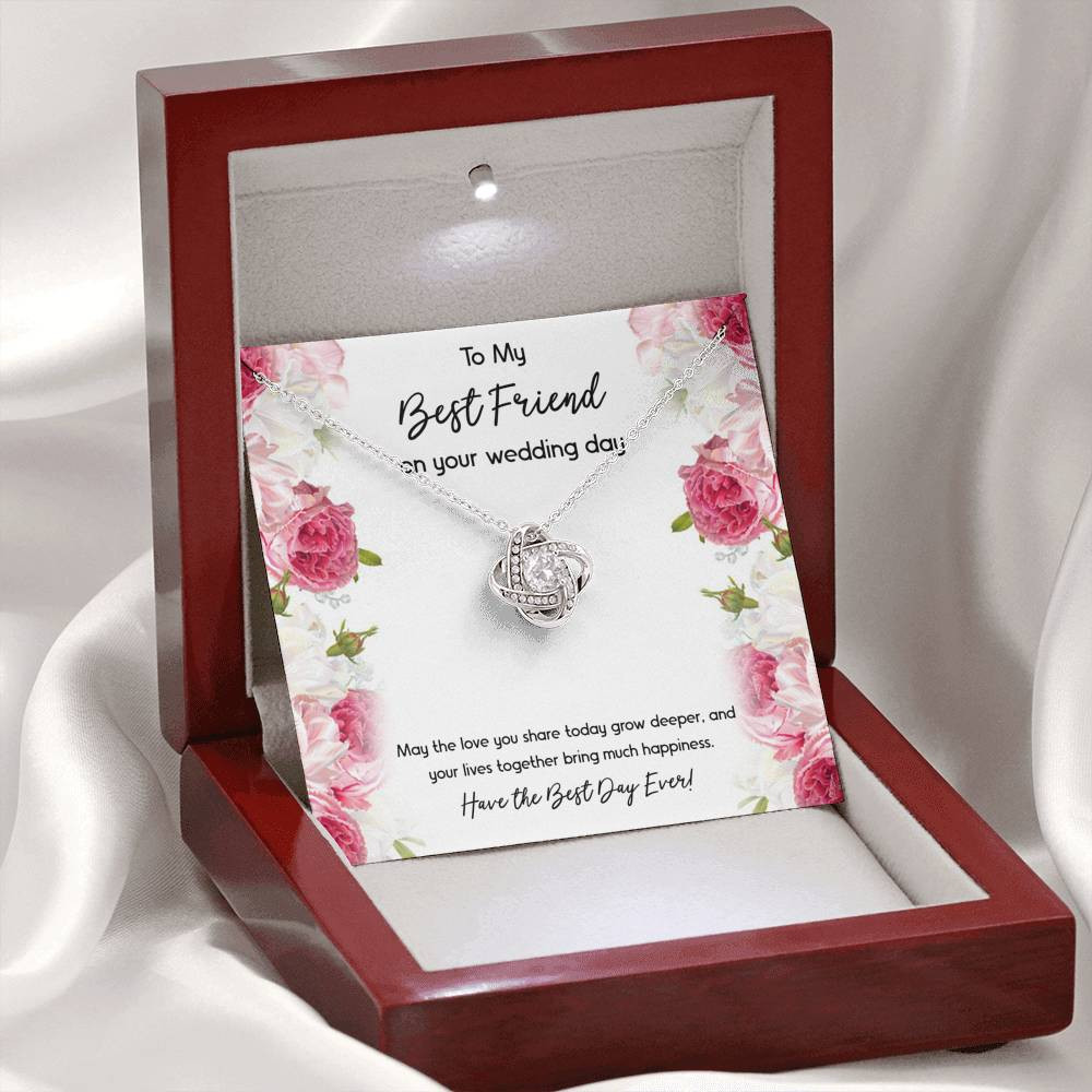Bride Gifts, Have the Best Day Ever, Love Knot Necklace For Women, Wedding Day Thank You Ideas From Best Friend