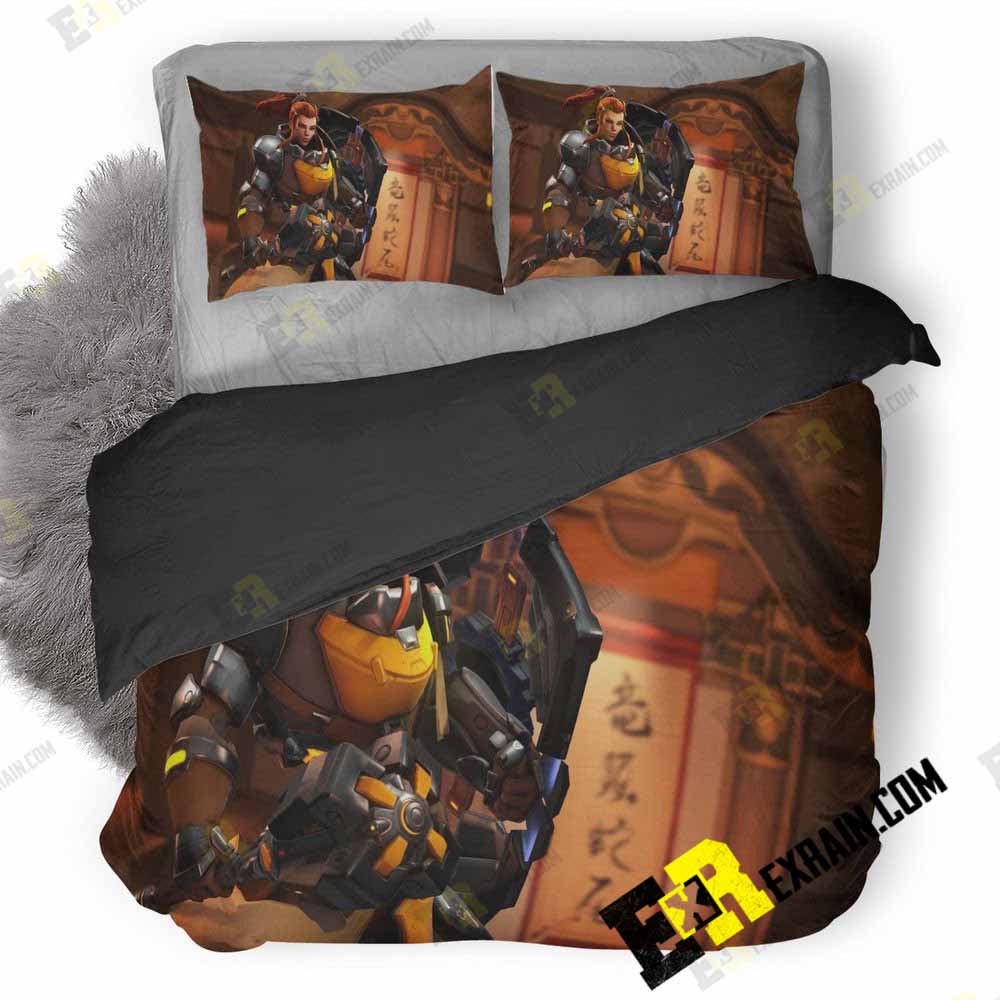 Brigitte Overwatch Character G8 3D Customized Duvet Cover Bedding Set