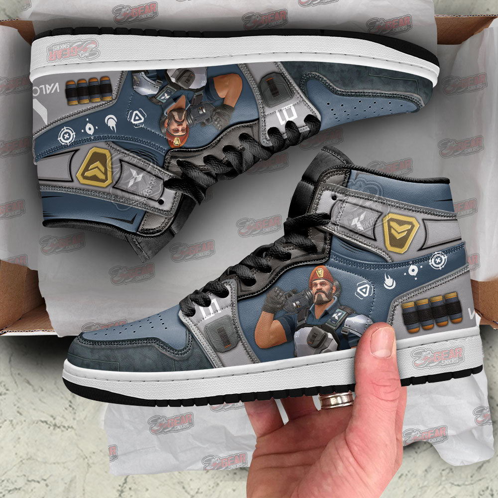 Brimstone Valorant Agent JD Sneakers Shoes For Fans Sneakers, Air Jordan Hightop