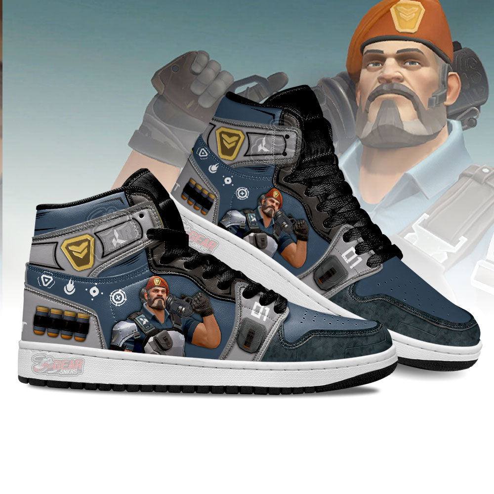 Brimstone Valorant Agent JD Sneakers Shoes For Fans Sneakers, Air Jordan Hightop