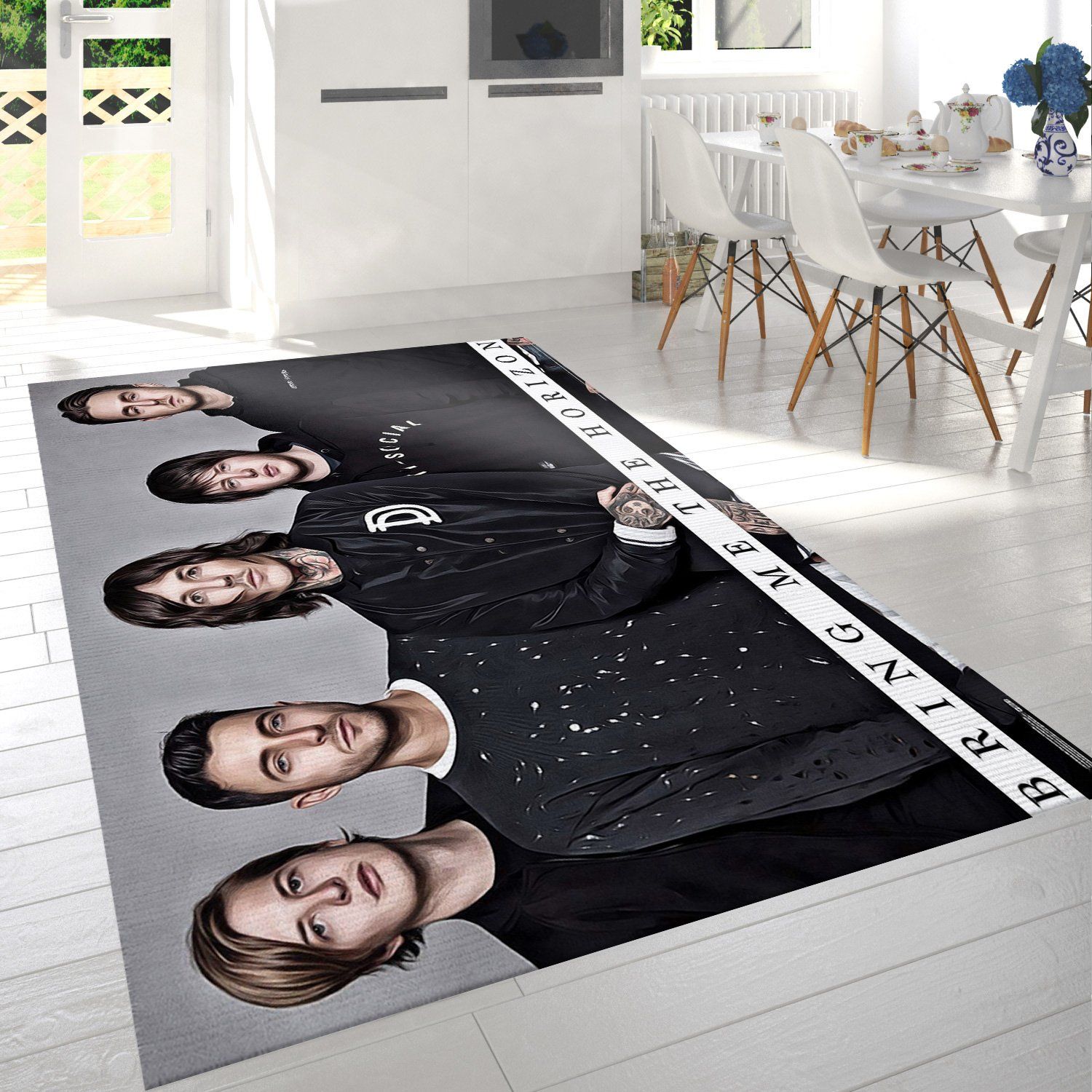 Bring Me The Horizon Umbrella Rectangle Rug – Custom Size And Printing