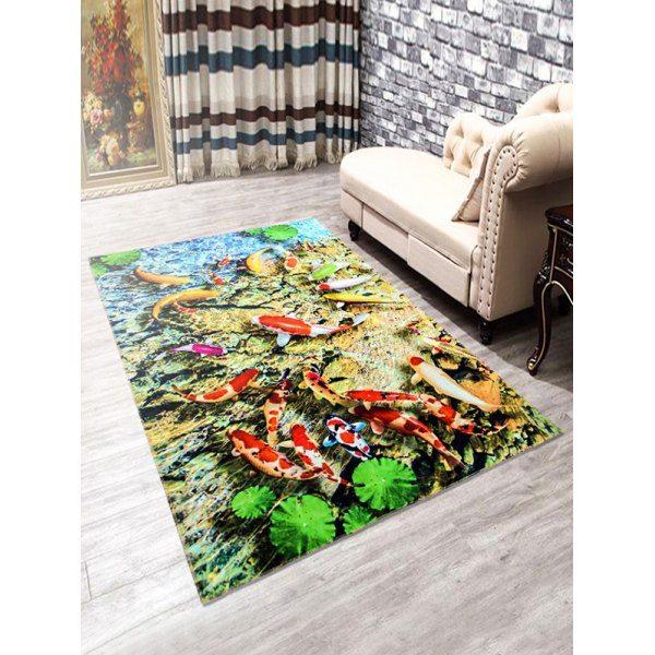 Brocade Carps Limited Edition Rectangle Rug