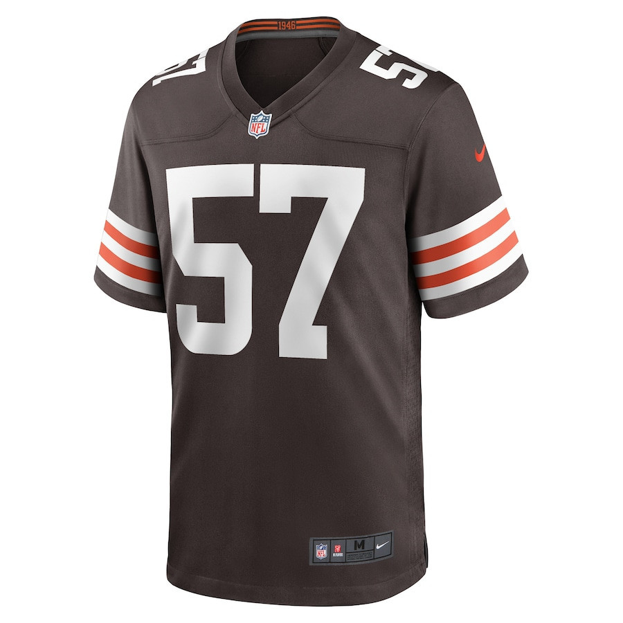 Brock Hoffman Cleveland Browns Stitched Jersey – Brown