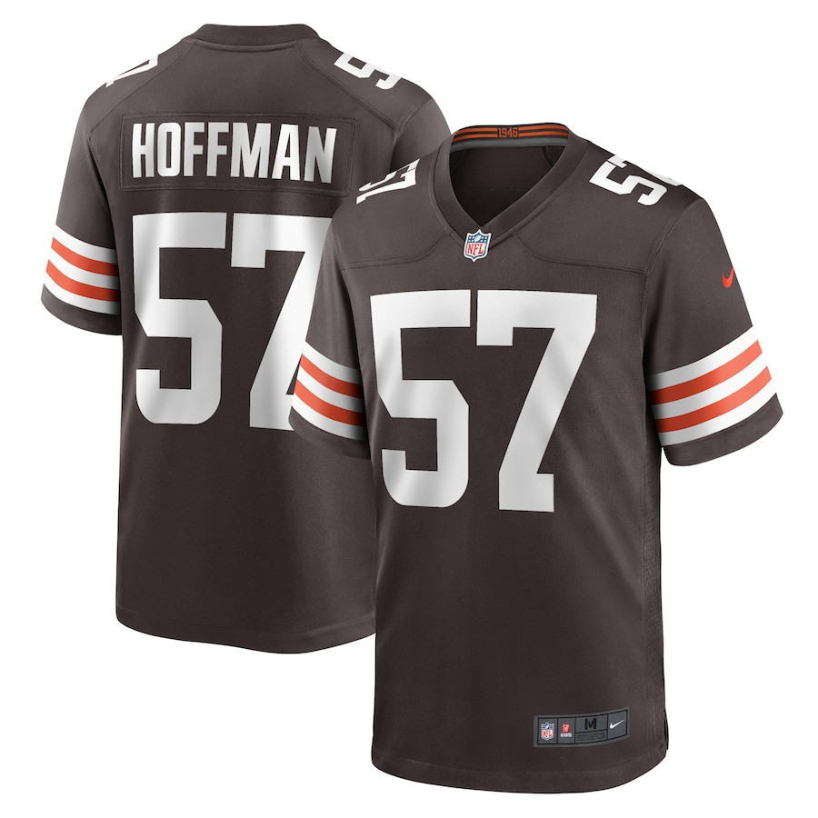 Brock Hoffman Cleveland Browns Stitched Jersey – Brown