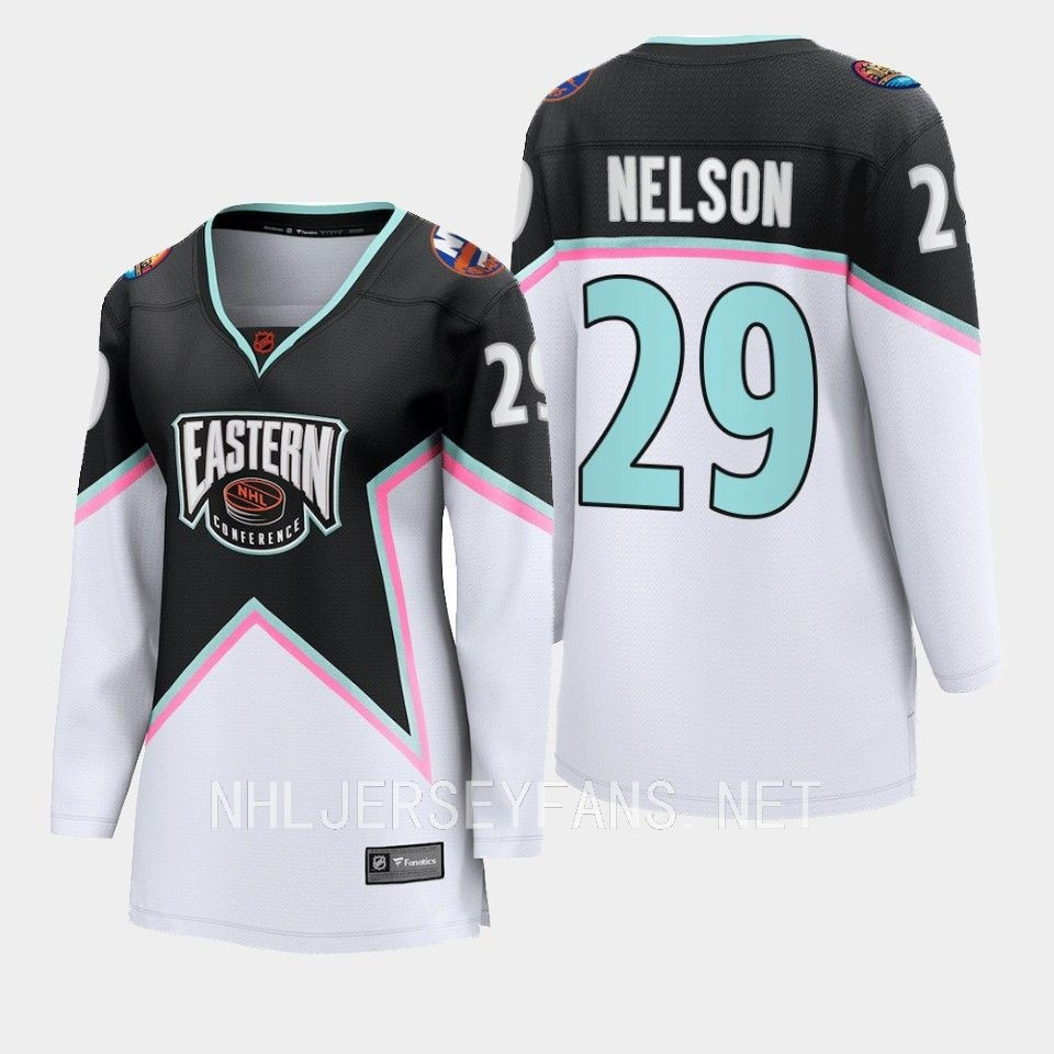 Brock Nelson 29 New York Islanders 2023 All-Star Game Stitched Jersey Black Equipment