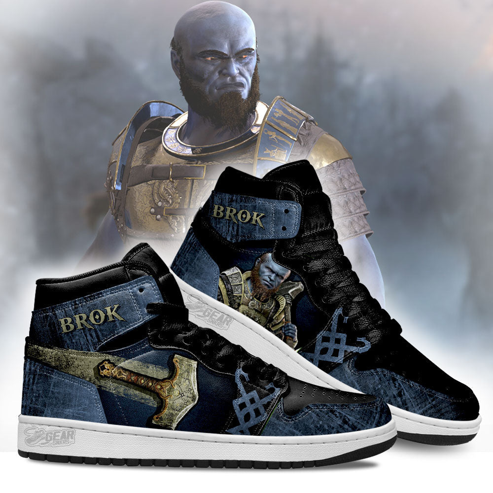 Brok God Of War JD Sneakers Shoes For Fans Sneakers, Air Jordan Hightop