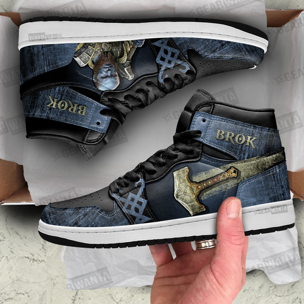 Brok God Of War JD Sneakers Shoes For Fans Sneakers, Air Jordan Hightop