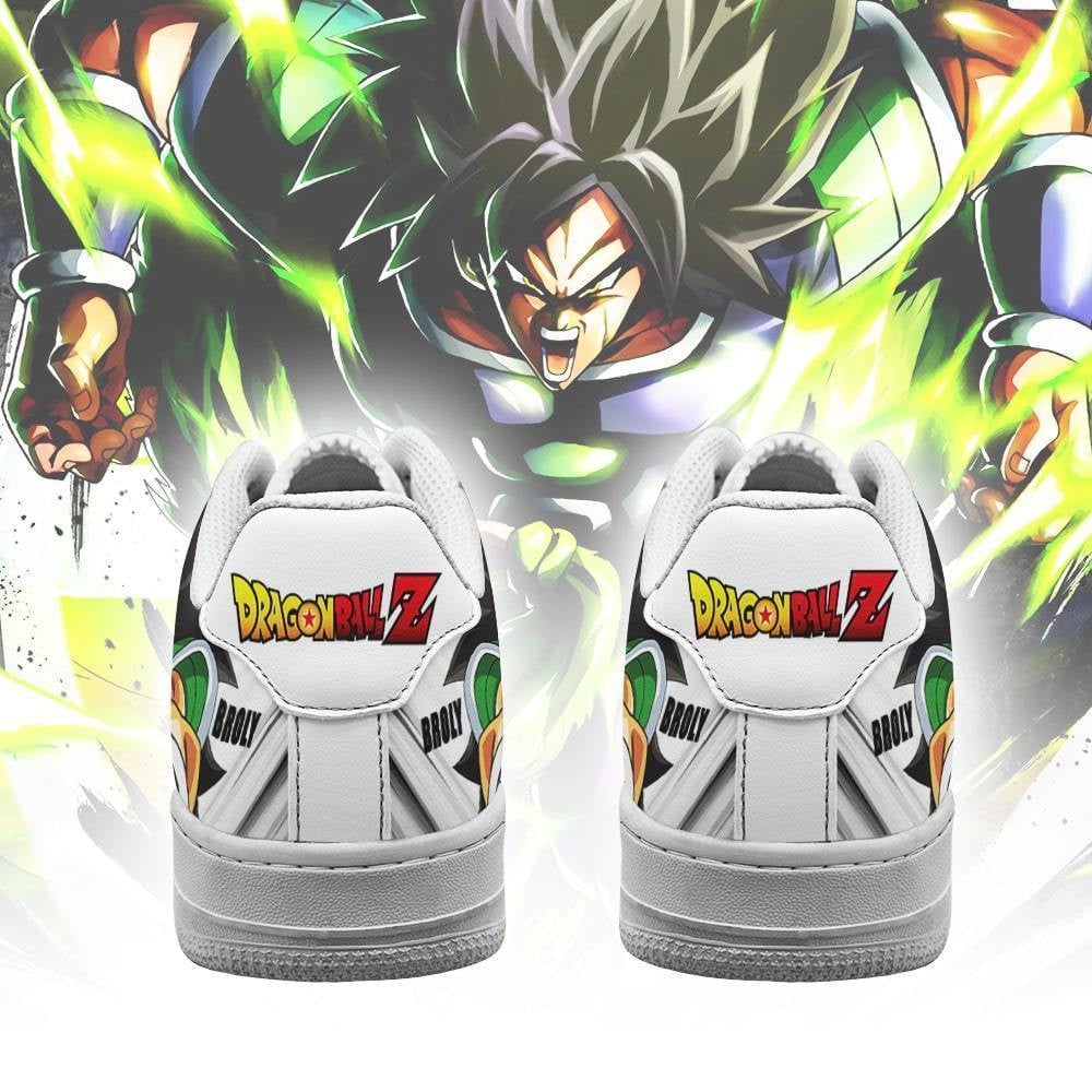 Broly Air Sneakers Custom Anime Dragon Ball Shoes Simple Style
