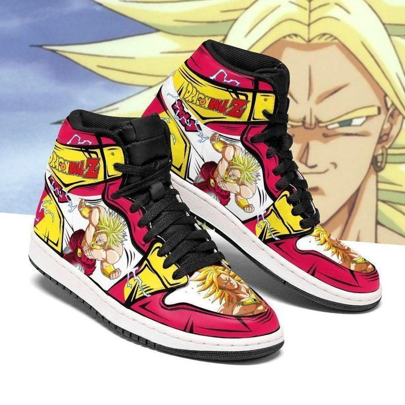 Broly Dragon Ball 1 High Top Air Jordan Sneaker, Air Jordan Hightop
