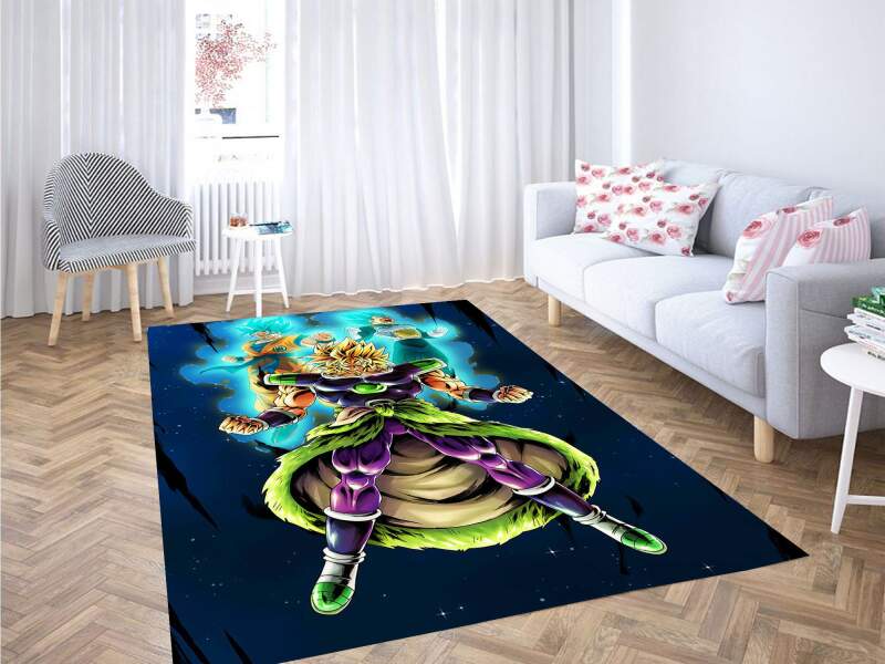 Broly Dragon Ball Carpet Rectangle Rug