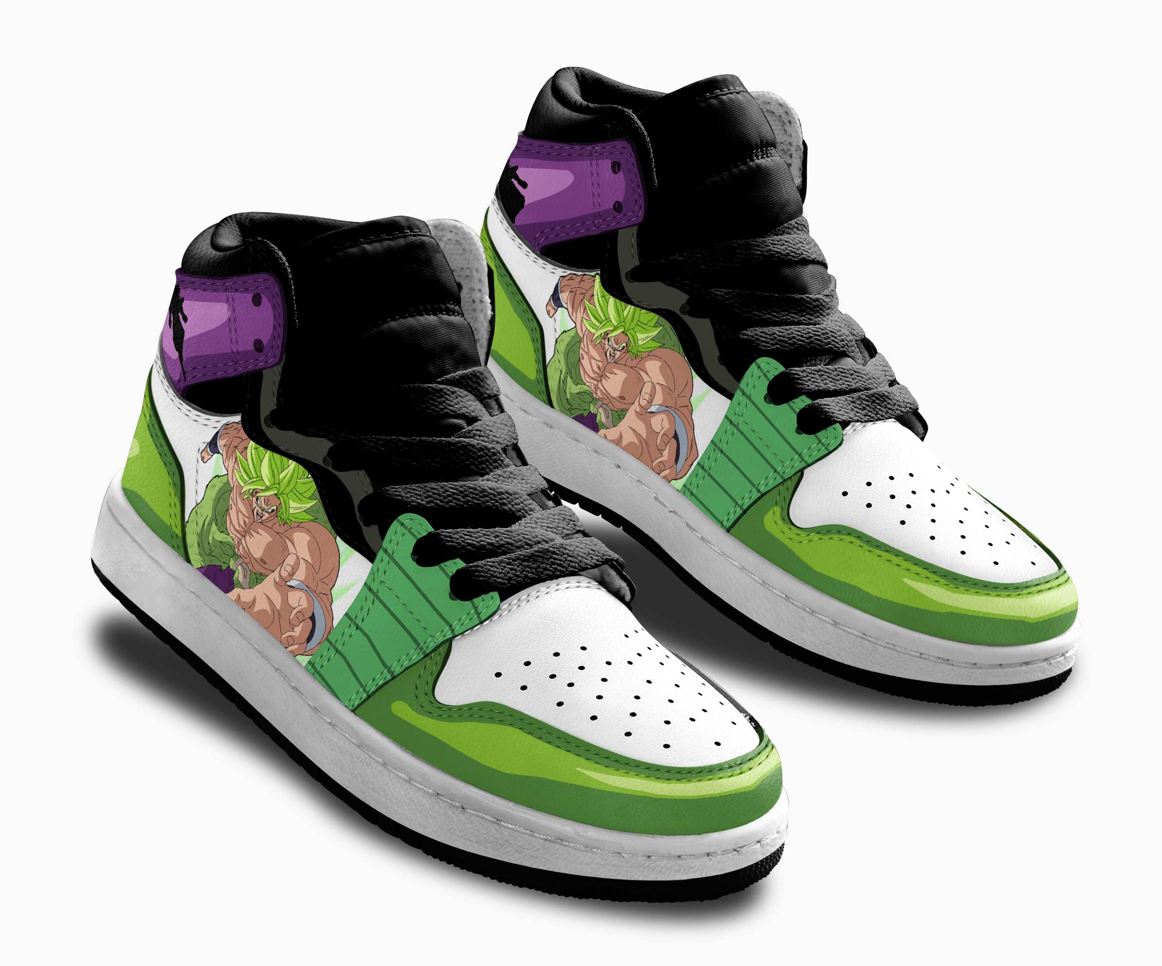 Broly Kids Sneakers Custom Dragon Ball Anime Shoes For Kids