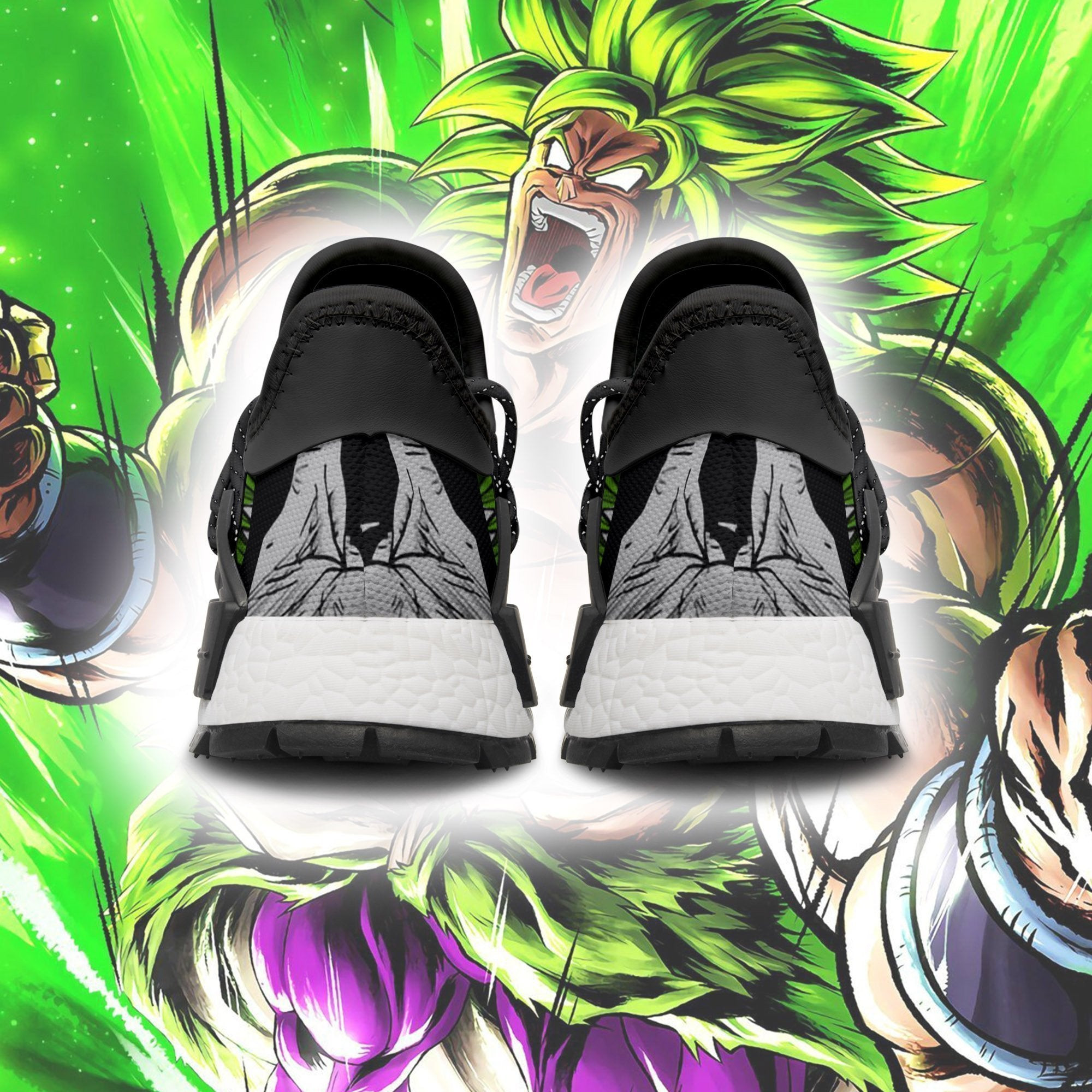 Broly Shoes Power Dragon Ball Anime Sneakers, NMD Shoes