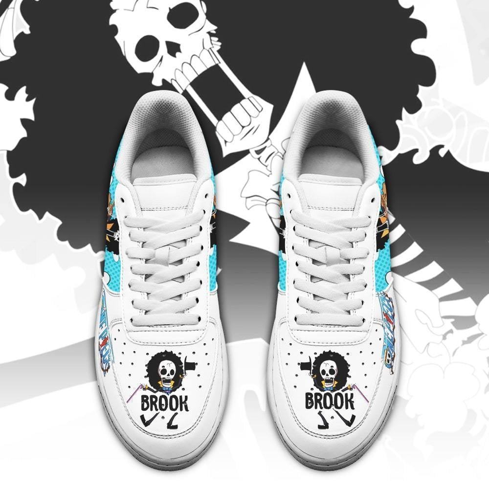 Brook Air Sneakers Custom Anime One Piece Shoes