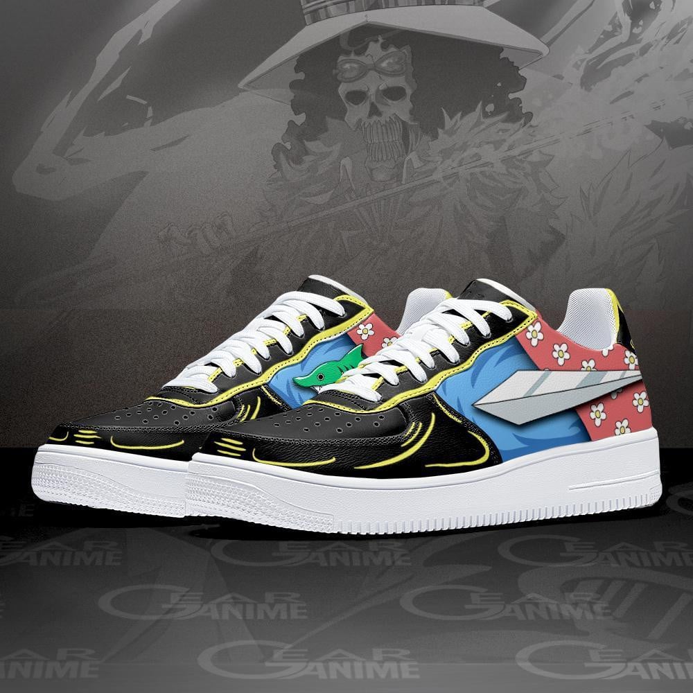 Brook Air Sneakers Custom Guitar and Sword Anime One Piece Shoes