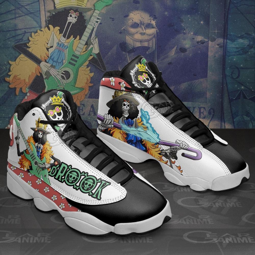 Brook JD13 Sneakers Custom Anime One Piece Shoes