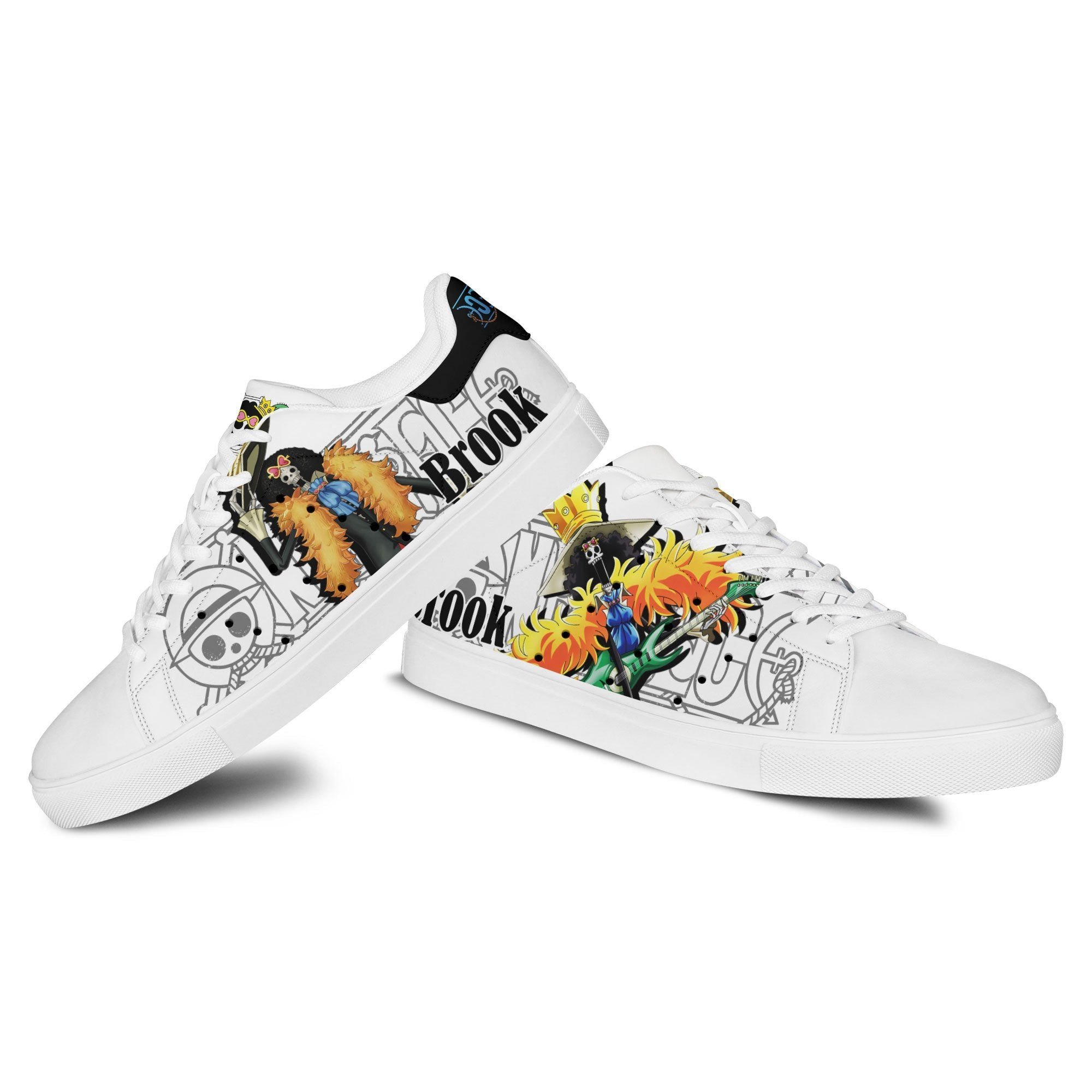Brook Skate Sneakers Custom Anime One Piece Shoes