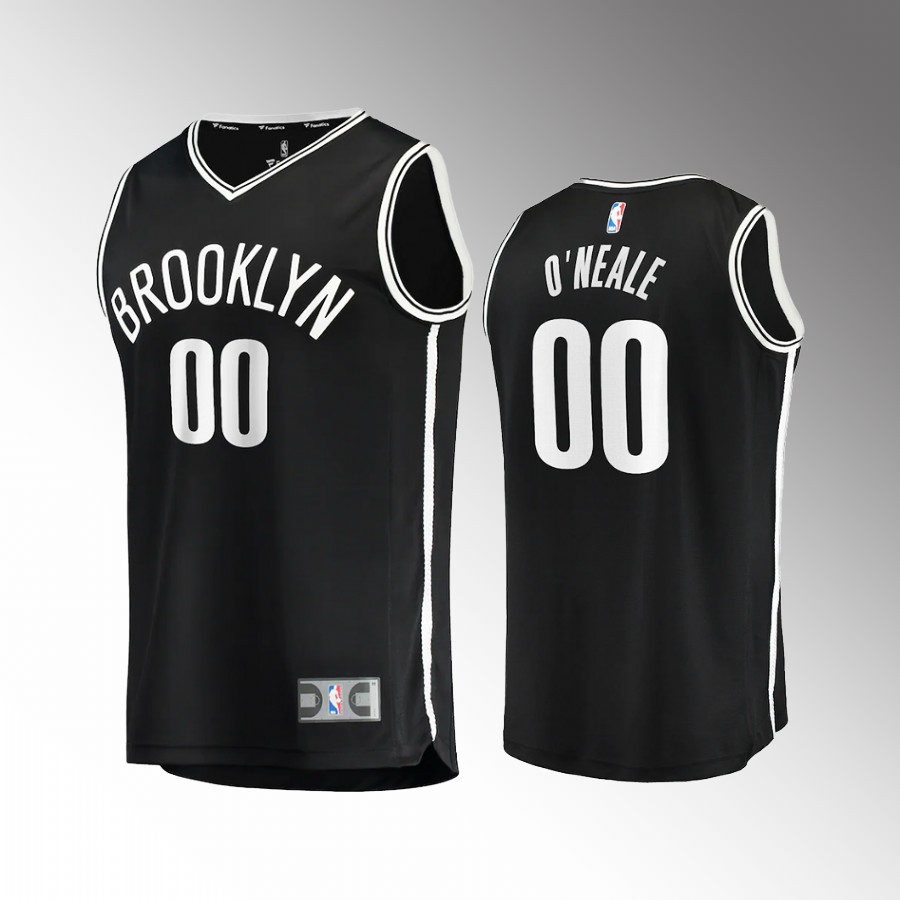 Brooklyn Nets #00 Royce O'Neale Icon Edition Jersey Fast Break Black