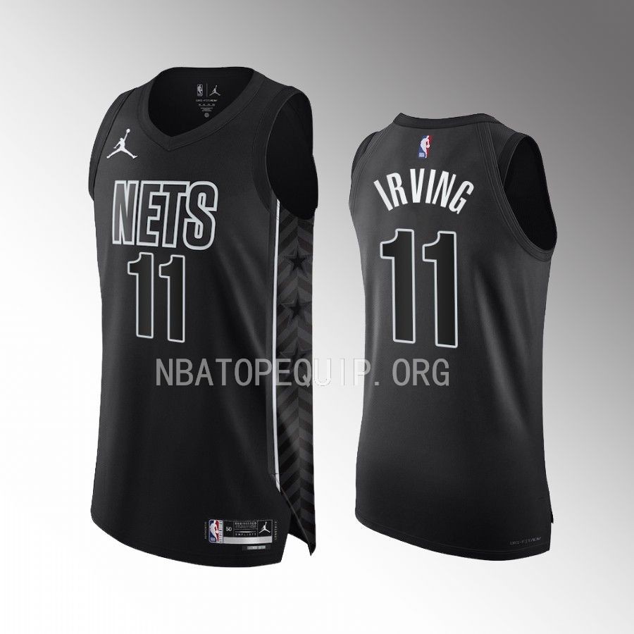 Brooklyn Nets #11 Kyrie Irving Black Statement Edition Jersey 2022-23
