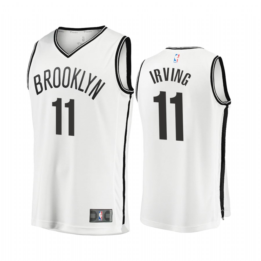 Brooklyn Nets #11 Kyrie Irving Jersey 2020-21 White Association Edition